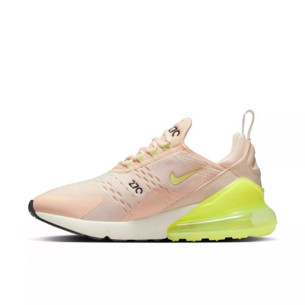 Women's Air Max 270 Guava Ice/Life Lime-Black-Sail (AH6789 802) US Size 6.5 New